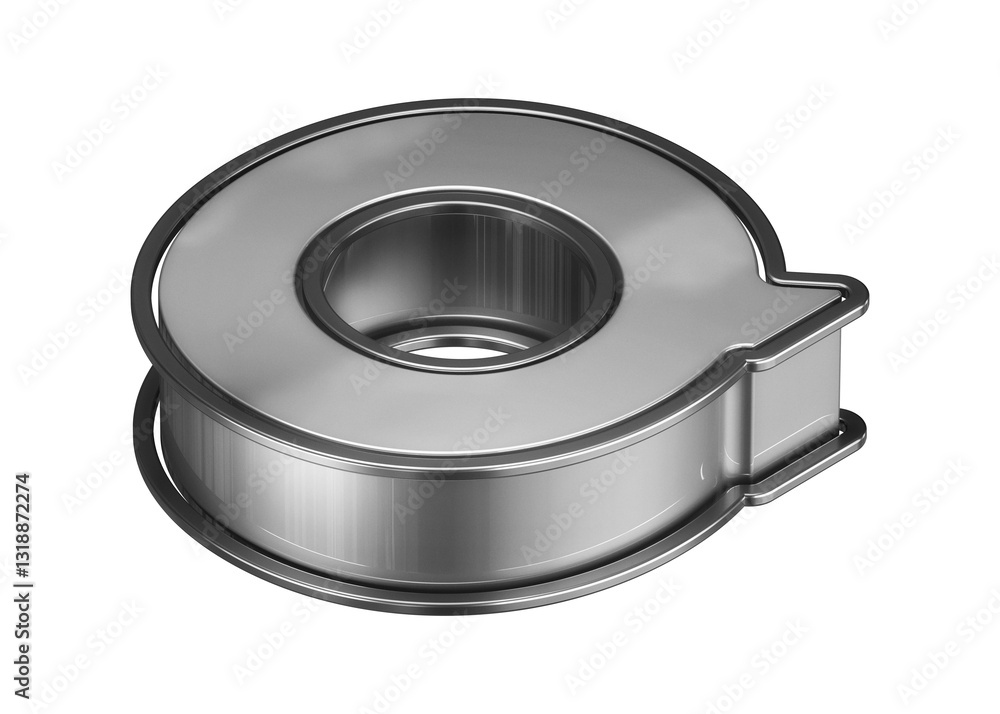 Poster isometric typography design letter q in chrome. 3d rendering display font suitable for poster, web, 