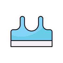 Obraz premium Gril Clothes stock illustration