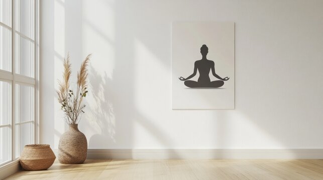 Fitness Mockup Fitness Scene Logo Graphic Wall Studio