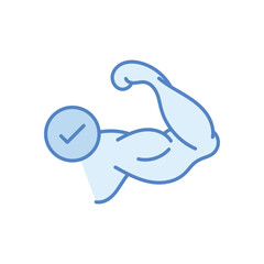 Bicep stock illustration