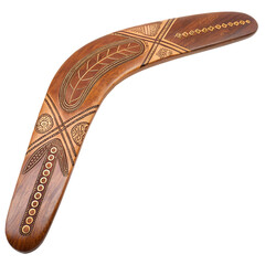 Authentic Australian Aboriginal Boomerang. 