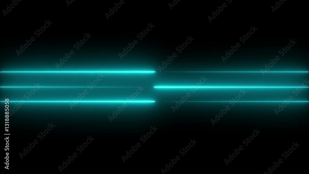 Poster neon lines abstract futuristic technology background. seamless loop 4k animation motion video . lase