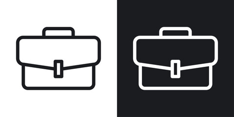 Case icons set in black and white stroke lines