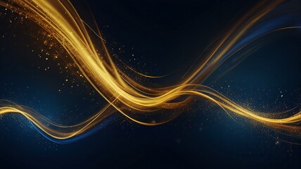 Abstract blue background with ingredients