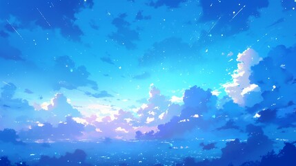 Fototapeta premium 美しい雲と空