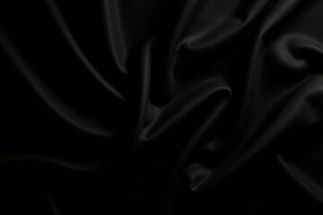 Fototapeta premium Elegant black suede fabric background with a smooth and rich appearance, rich, smooth, elegant