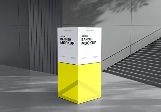 Stand Banners Mockup