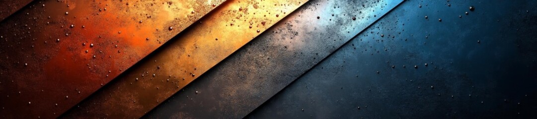 Metallic Gradient Blending with Futuristic Design and Texture. Generative AI