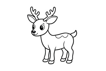 deer with a red nose