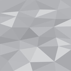 Monochrome Abstract Low Poly Geometric Background