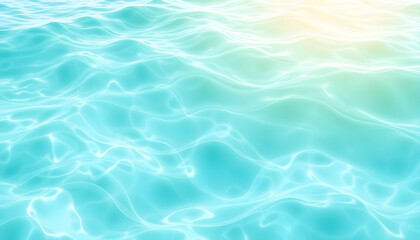 Fototapeta premium transparent turquoise sea background