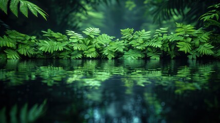 Lush Jungle Reflections
