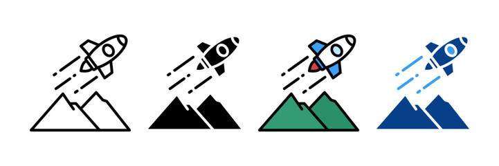 Top Performance  Icon Set Multiple Style Collection