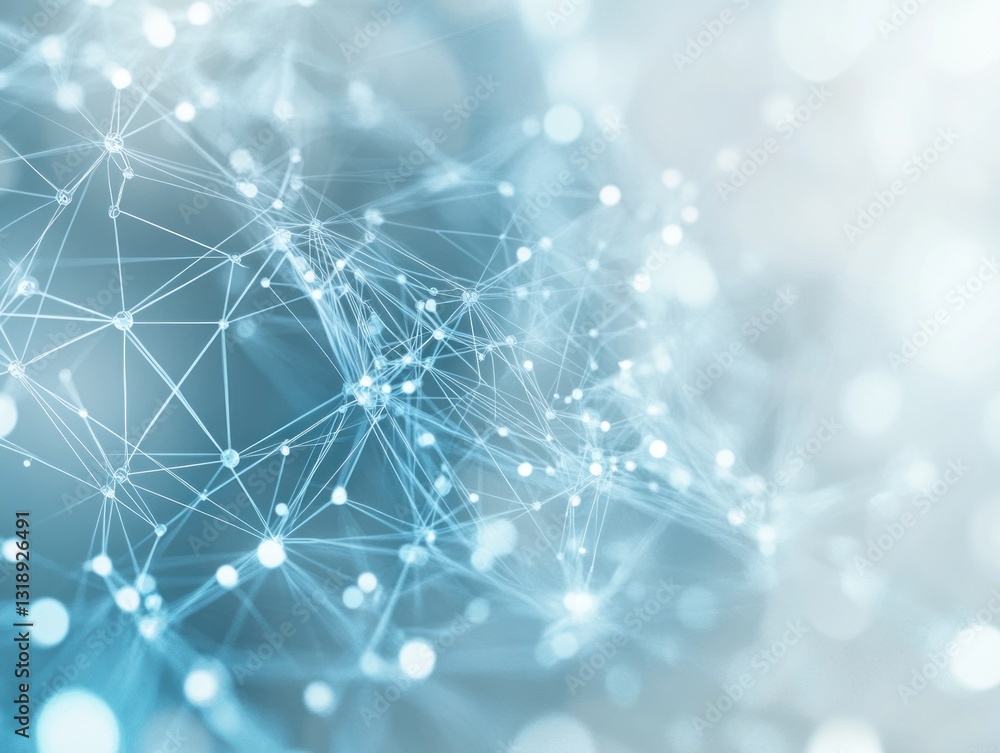 Poster abstract network connection background.