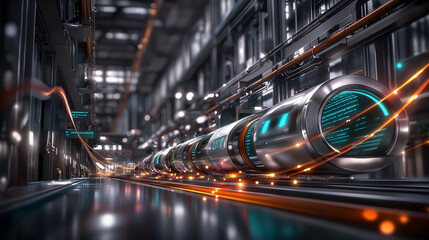 light trails on the street