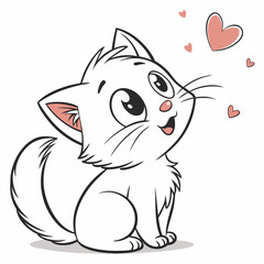 Obraz premium cute cartoon vector art