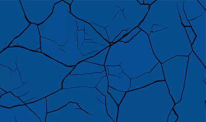 Navy blue abstract background. Dark rock texture. Dark blue stone background with copy space for design. Web banner. Wide. Stone granite dark color vector textures. illustration