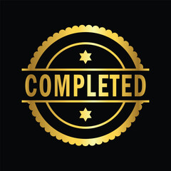 gold colorcompleted rubber stamp, flat education label minimalist design for digital and print projects
 Graphic Design Icons Making a Huge Impact on Visual Aesthetics