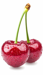 Fresh, juicy cherries
