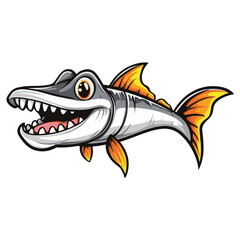 Obraz premium vector illustration of a fish
