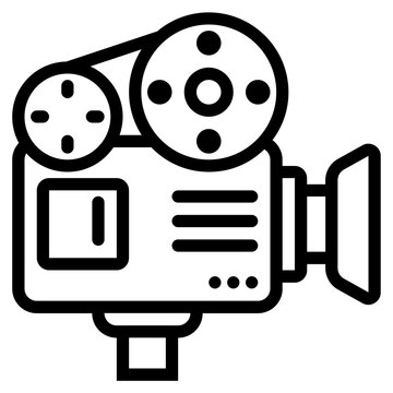 recommend clip art: projector outline icon