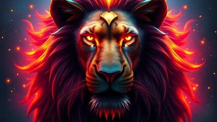 Glowing Lion