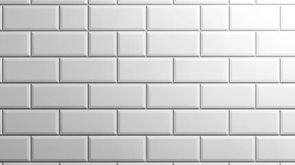 Fototapeta premium Rustic white brick wall textured surface ideal for backgrounds and creative design projects