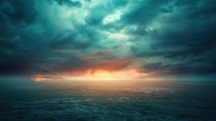 Obraz premium Lightning illuminates the abstract, stormy night. Thunder follows, a testament to the storm's power.