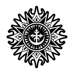 Collection of Templar Knight Symbols Glyph Icons  

