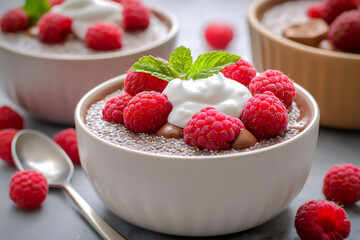  chocolate chia pudding