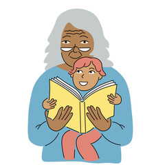 old woman portrait in doodle style. Element for design advertisement avatar sticker posts poster print postcard banner