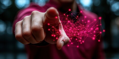 hand of a woman with a glass