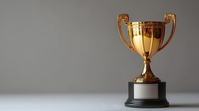 A gleaming trophy symbolizing excellence in service and achievement for outstanding performance and quality recognition