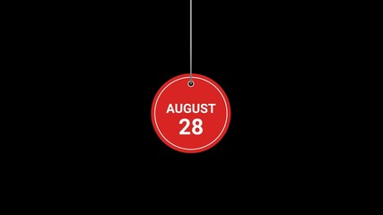28 August Animated Tag