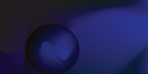 Gradient circle background. Abstract vector watercolor shapes isolated on transparent background. Dark color blend design template