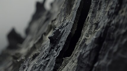 Close-up of intricate layered rock formations with subtle textures and earthy tones, showcasing natural geological patterns and detailed mantle structures. Earth science and geology concepts.
