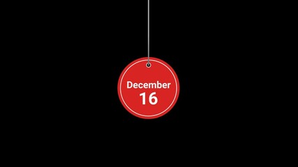 16 December Animated Tag