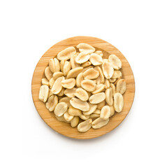 plate of roasted peanuts
