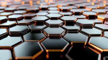 Fototapeta premium abstract hexagon background