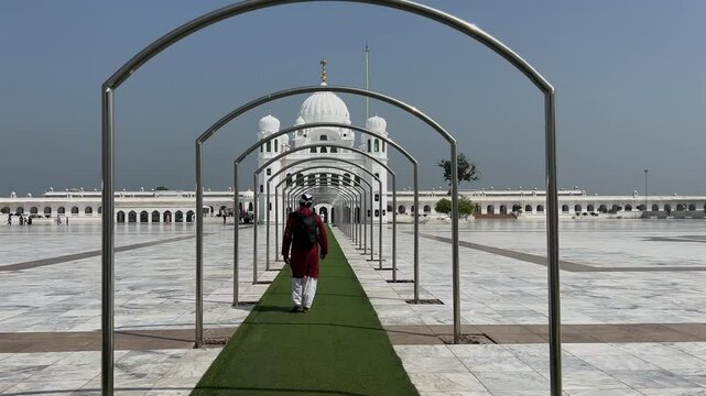 Gurdwara Sri Darbar Sahib, Kartarpur Narowal, Pakistan, Opened on 09 Nov 2019, also claimed to be the largest Gurdwara in the world and second holiest site of Sikh Religion.