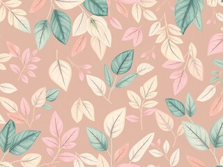 Soft Pastel Floral Pattern for E-commerce Website