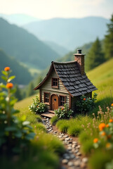 Tiniest house ever, Tilt Shift, Analogue photography