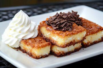  fried brownie slices