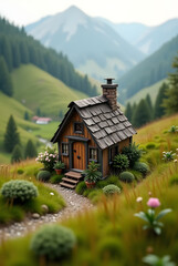 Tiniest house ever, Tilt Shift, Analogue photography