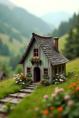 Tiniest house ever, Tilt Shift, Analogue photography