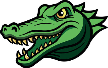 crocodile head vector illustration