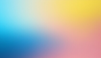 Generate Pastel gradient background grainy blue yellow pink light colors noise texture