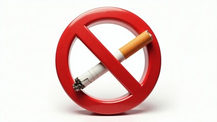 no smoking sign with a cigarette