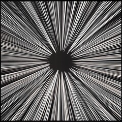 Obraz premium Black and White Zoom Burst Effect.