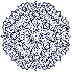 Beautiful flower art and mandala vector design